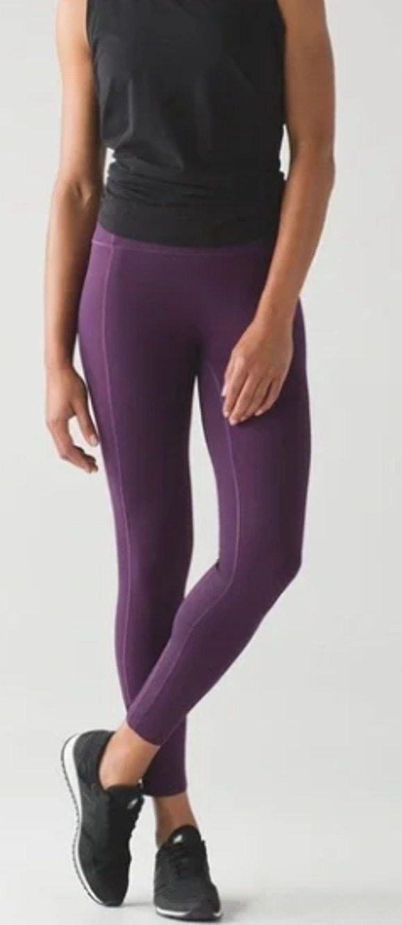 Lululemon Like Nothing 7/8 Tight Darkest Magenta Size 4